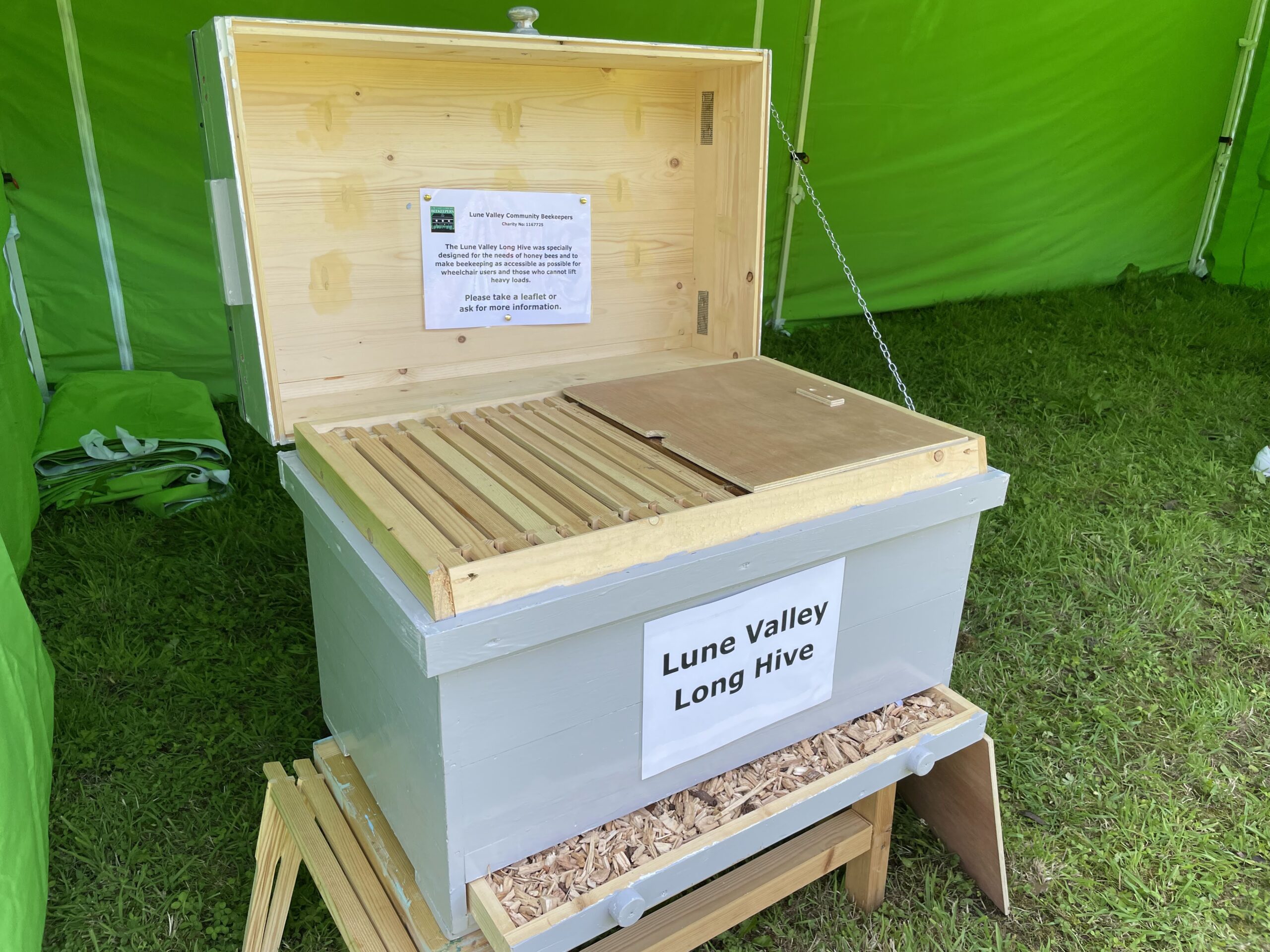 Lune Valley Long Beehive at Apiary